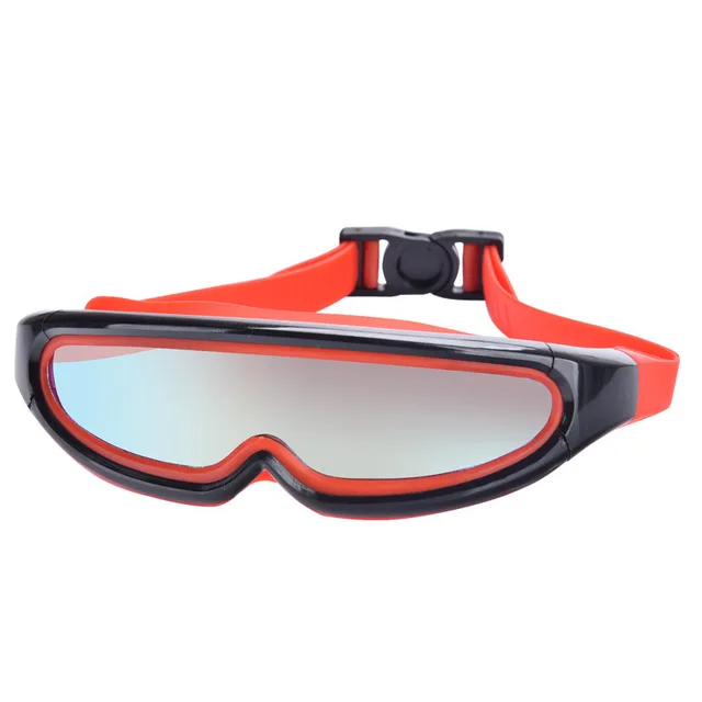 대형 야외 수영 안경 상자 Hd 방수 실리콘 수영 고글