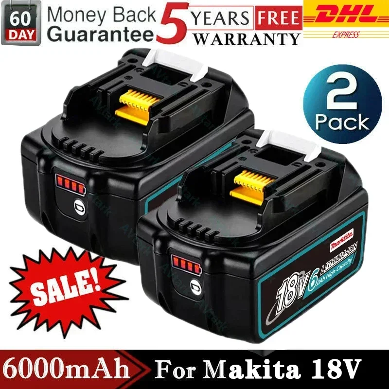 

BL1850B For Makita 18V Battery 12000mAh Battery For Makita Electric Tool BL1830 BL1850 BL1860 LXT400 Rechargeable Battery DC18RC