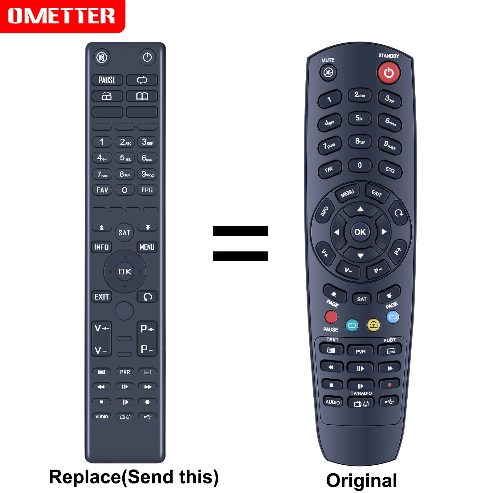Telecomanda compatibile Ricevitore satellitare Digi TV HD Kaon NA1000HD NA1170HD NA1400HD