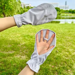 Women's Breathable UV Protection Summer Gloves (Light Gray)