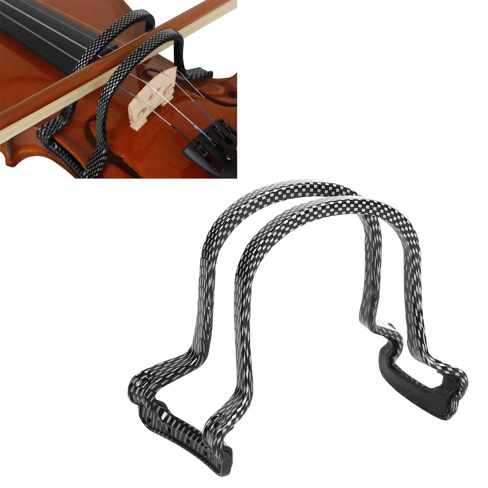 

Violin Bow Collimator Straightener Resin Adjustable Portable Professional Violin Bow Corrector Adjuster For Beginners
