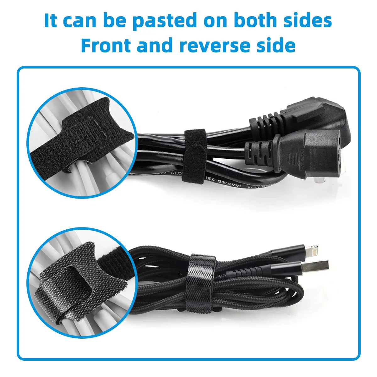 Universal Velcro Cable Management and Organization Strap