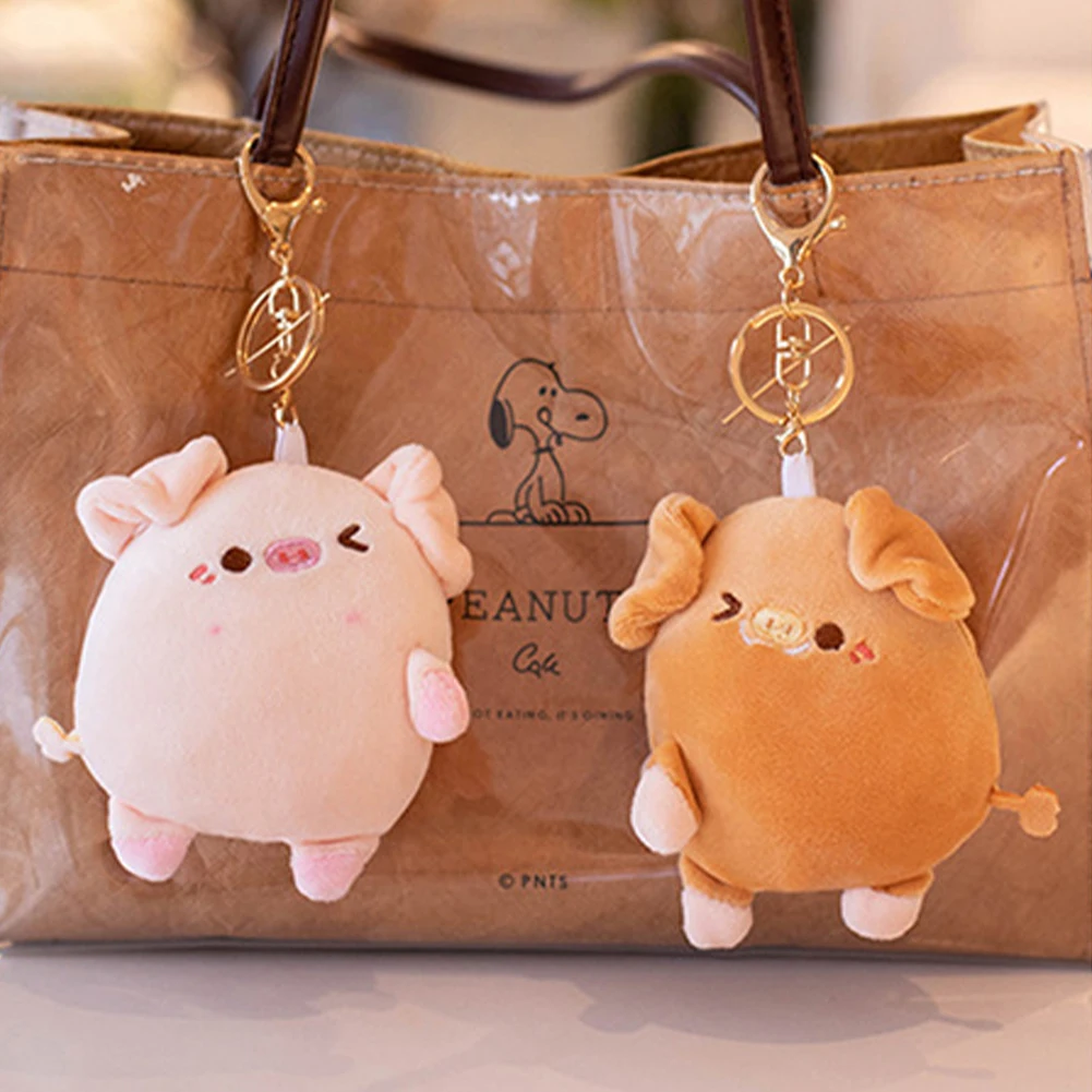 5PCS Animal Shaped Bells Bass Pig Head Bell Decoative