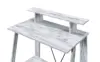 Nypho Antique White& Black Finish Writing Desk 6