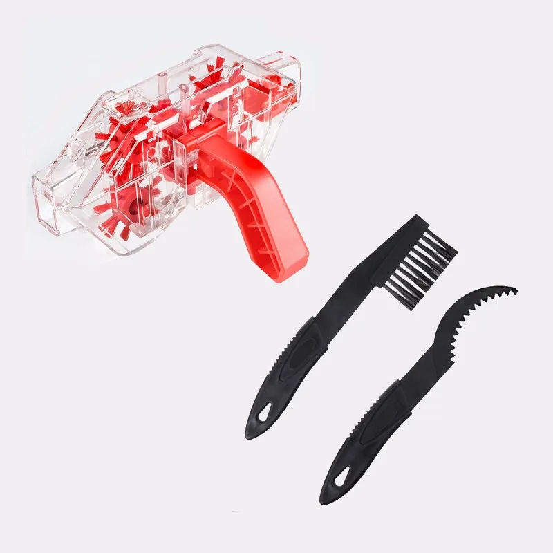 Bicycle Chain Cleaner Mountain Road Bike Transparent Visualization Immersion Chain Cleaner Oil Pollution Cleaning Tool