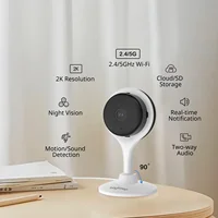 BoyKeep 3MP 5/2,4 ГГц Wi-Fi Крытая домашняя мини-IP-камера безопасности умная камера видеонаблюдения для домашних животных детский видеомонитор 24/7 камера наблюдения — изображение 2