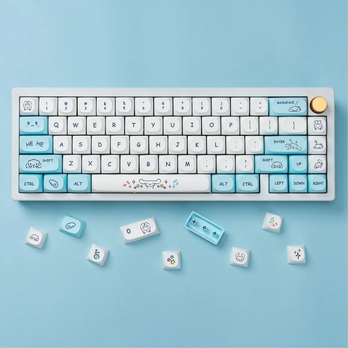 Фото Колпачки для механической клавиатуры Cherry MX, 124 клавиш №4