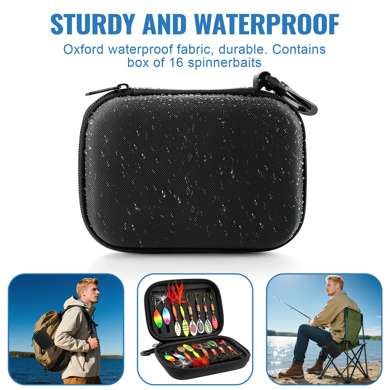 16-Piece Spinner Lure Set 2