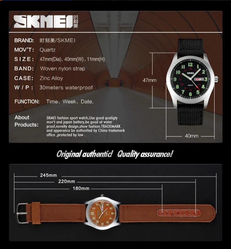 SKMEI 9112 Luxury Luminous Pointer Waterproof Male Wristwatch Men Sport Quartz Watches Date Calendar Clock Reloj Hombre 9318