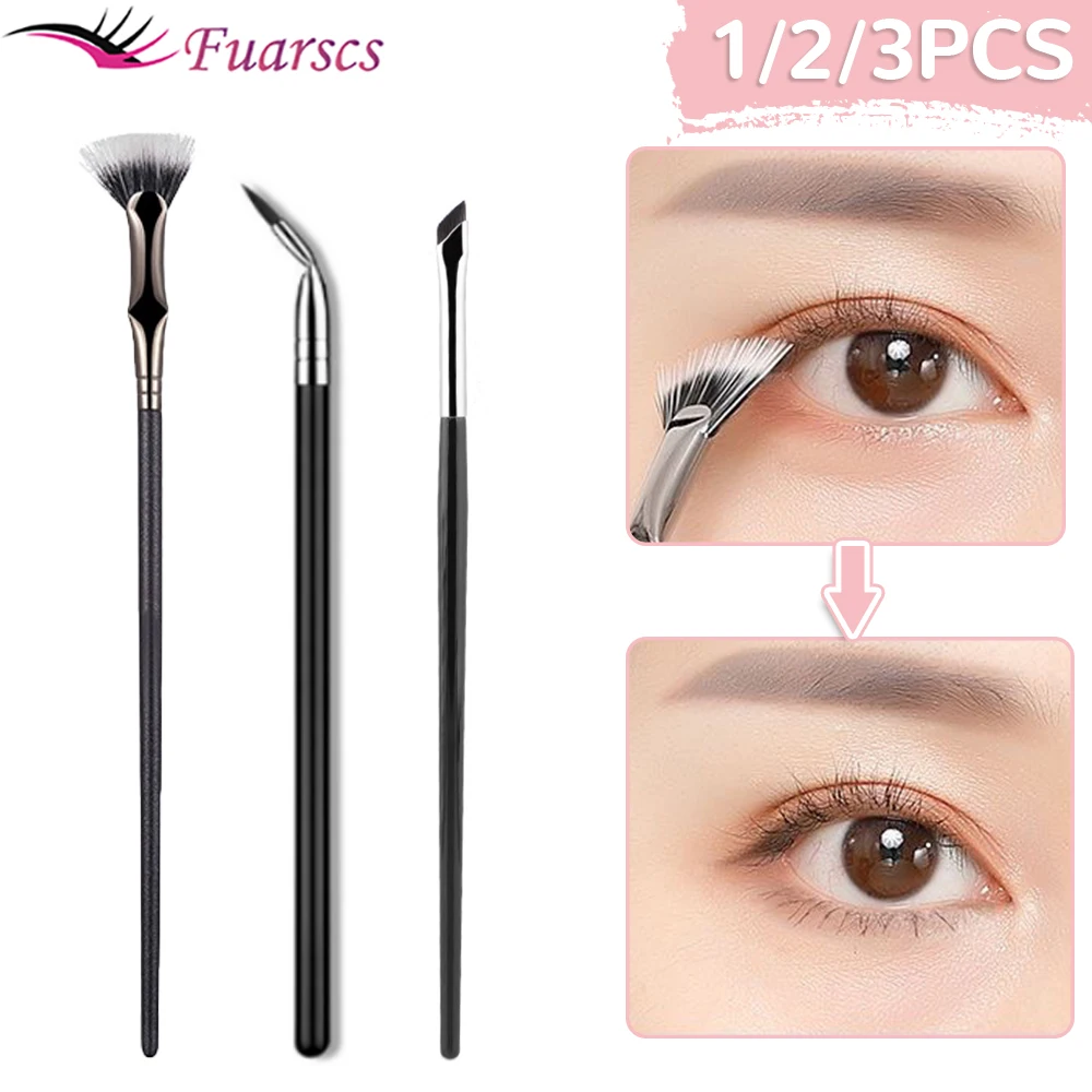 123PCSBendHeadEyelinerBrushEyeDetailMakeupBrushUnderEyes