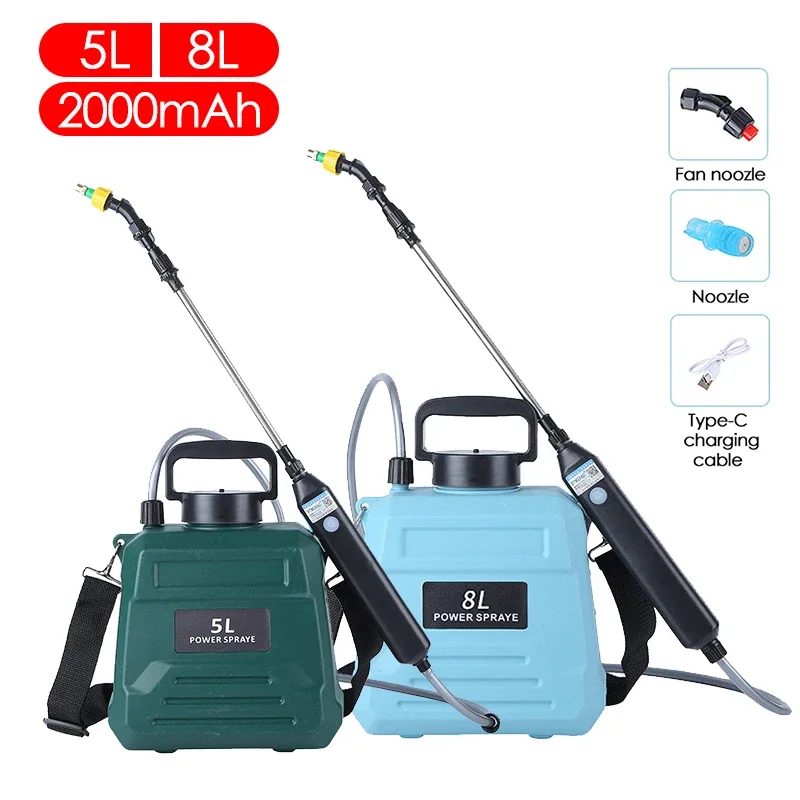 

Electric Sprayer Garden Watering Sprayer Gun Rechargeable Automatic Nozzle Sprinkler Plant Lawn Watering Spray Irrigation Tool