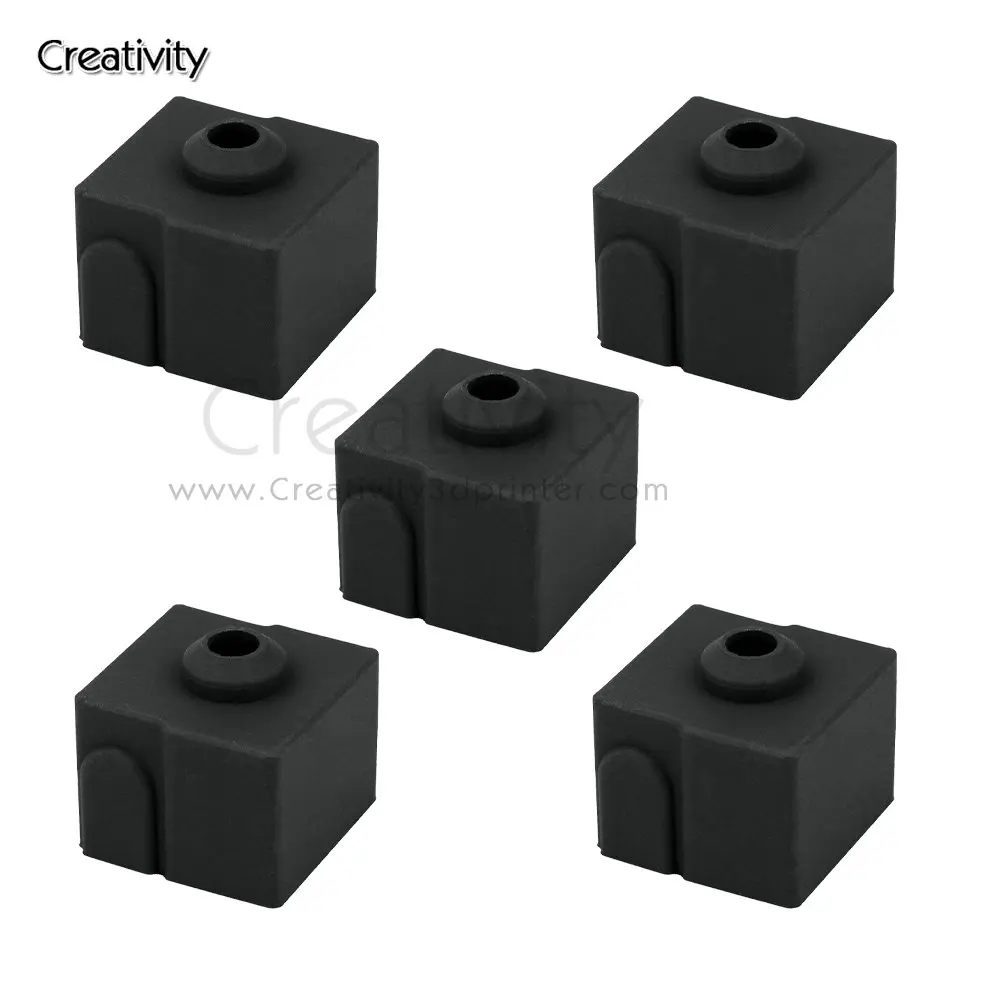 Enhanced 3D Printer Extruder Silicone Sock for Heat Block Protection