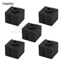 Enhanced 3D Printer Extruder Silicone Sock for Heat Block Protection (5 Pcs)