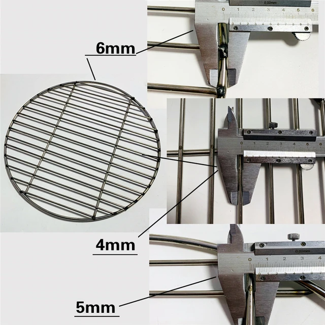 A Nem Tapadás Nélküli Fülek Bbq Nettó Grill Grillező Szőnyegek Nagy Biztonsági Rács Alakú Szőnyeg Hőállóságú Kültéri Tevékenységek Háló - Image 5