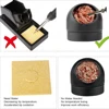 Soldering Iron Tip Cleaner Desoldering Cleaning Ball Tin Remover Soldering Iron Mesh Filter Welding Metal Wire Stand Steel Ball 4