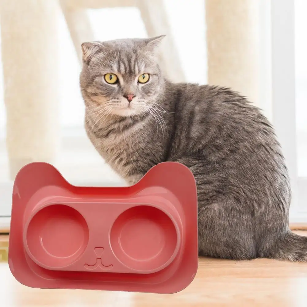 

Anti-Skid Anti-choke Useful Dog Food Water Feeding Bowls PP Pet Food Dish Non-slip Bottom BPA Free Safe Mterial Cat Supplies