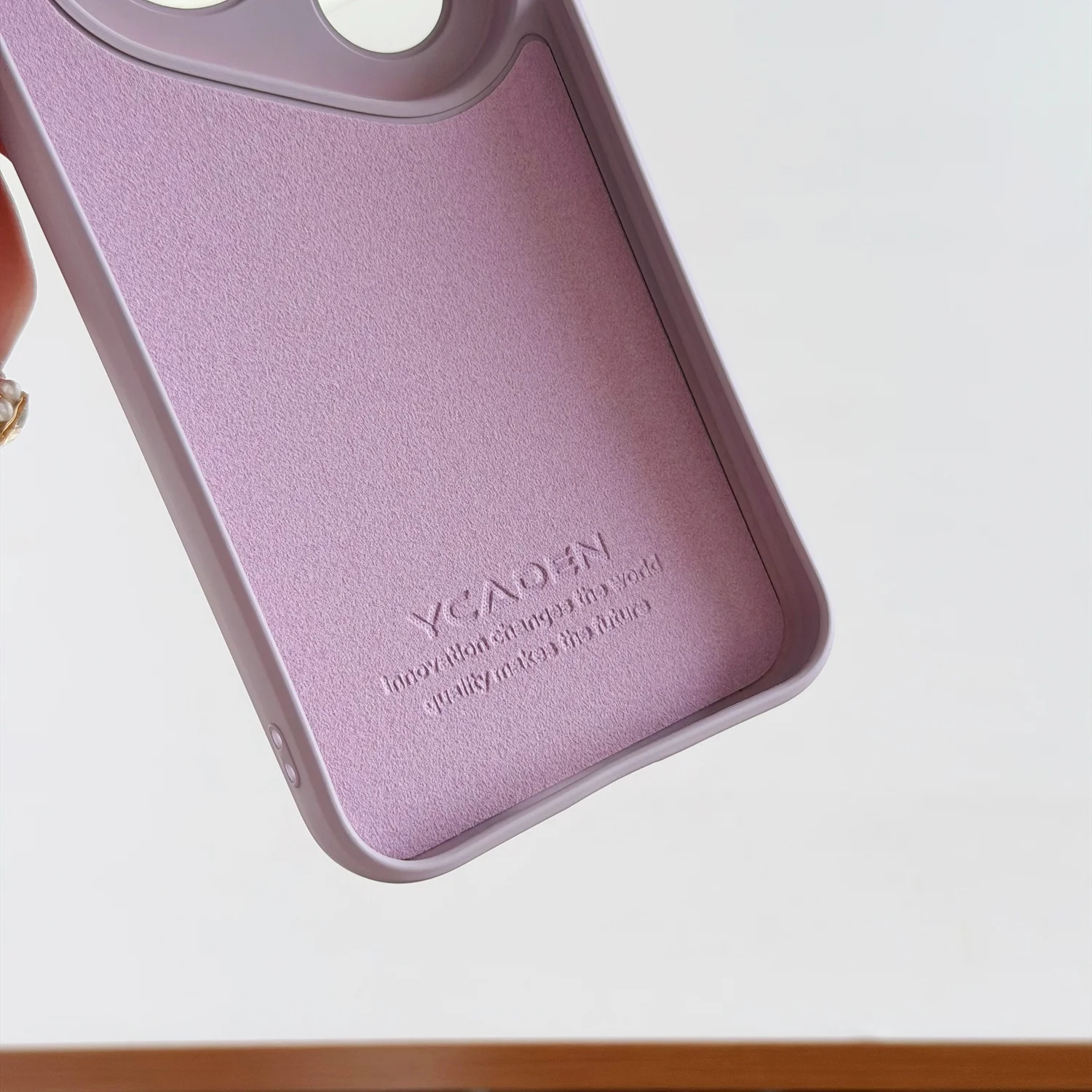 Frosted Gradient Soft Bumper Case with Camera Protection and Shockproof Design