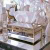 Luxury European Style Practical Mirror Glass Tissue Box Waterproof Paper Towel Holder Dressing Table Tray Home Decor 1