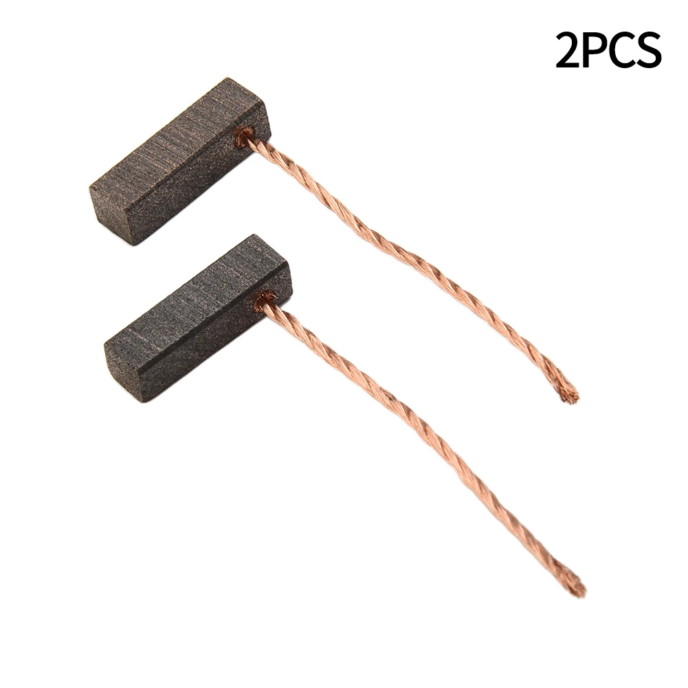 High-quality 2PCS Carbon Brush Electric Motors Carbon Brushes Materials Power Tools Angle Grinder Brush 5x5x16mm 2pcs carbon brushes spare parts for black decker angle grinder g720 electric motors power tools spare parts replacement