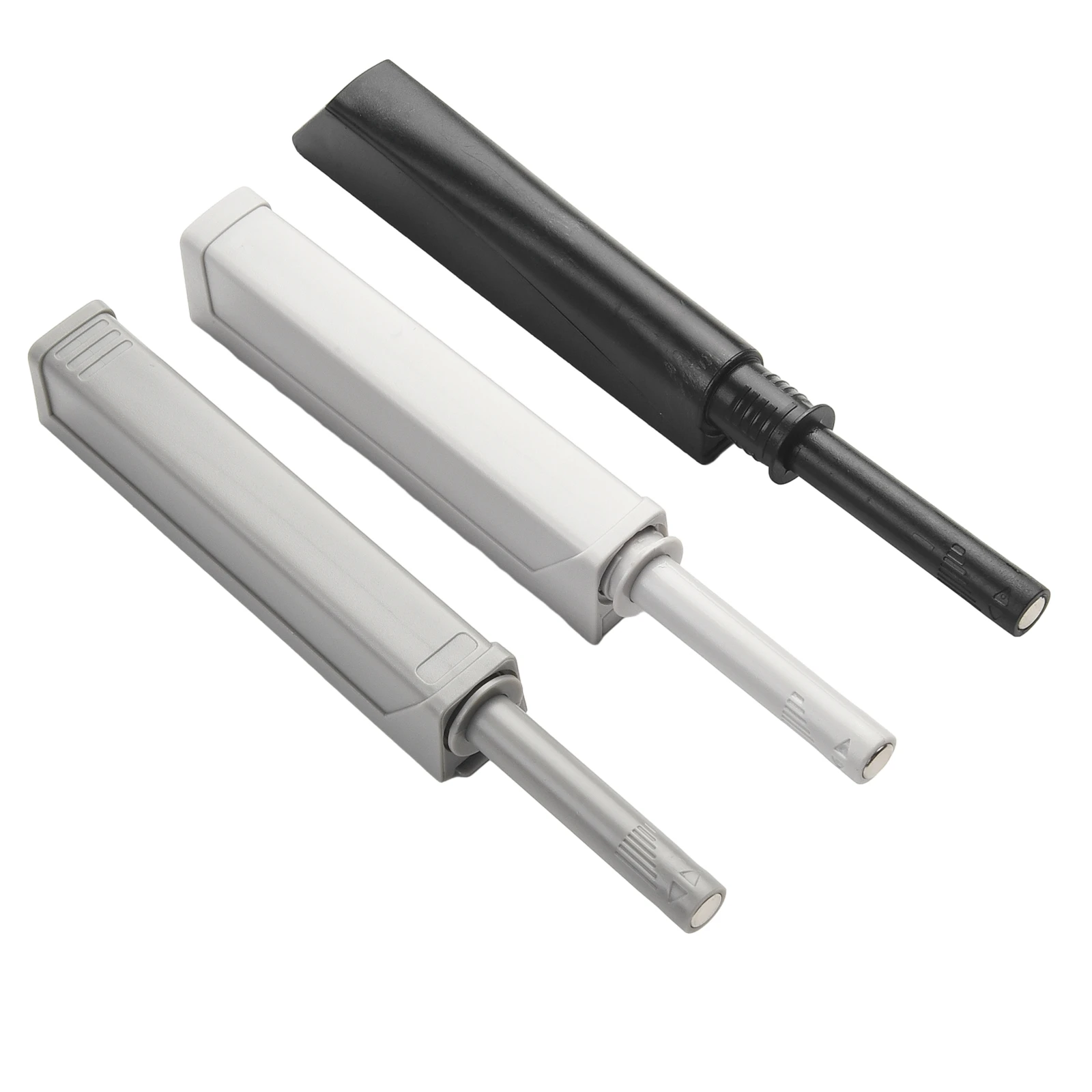 Kitchen Cabinet Door Catch Push To Open Mechanism With Magnetic Tip Spring Loaded Plunger For A Sleek Handle Less Look