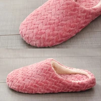 Unisex Fluffy Home Slippers Soft Lightweight Anti Slip Comfortable Indoor Slides for Autumn Winter 4