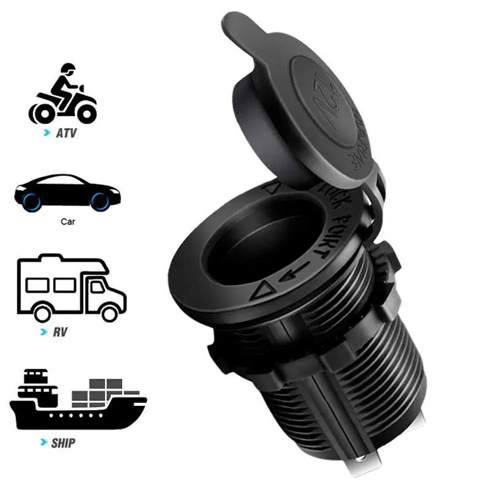 12V-24V 자동차 개조 소켓 자동차 개조 시가 라이터 여성 소켓 자동차 충전기 소켓