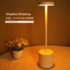USB Metal Rechargeable Desk Writing Lamp Room LED Bedside Decorative Table Lamp Restaurant Bar Desktop Mood Lighting Night Light 5