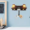 Car Open Headlight Key Holder With Light Initial D AE86 Mazda MX-5 Key Hanger Creative Wall Mount Key Hook For Hallway Entrance 4