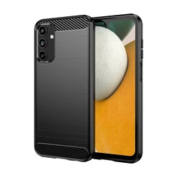 Carbon Fiber Texture Shockproof TPU Phone Protective Cover - Acrylic (Black)