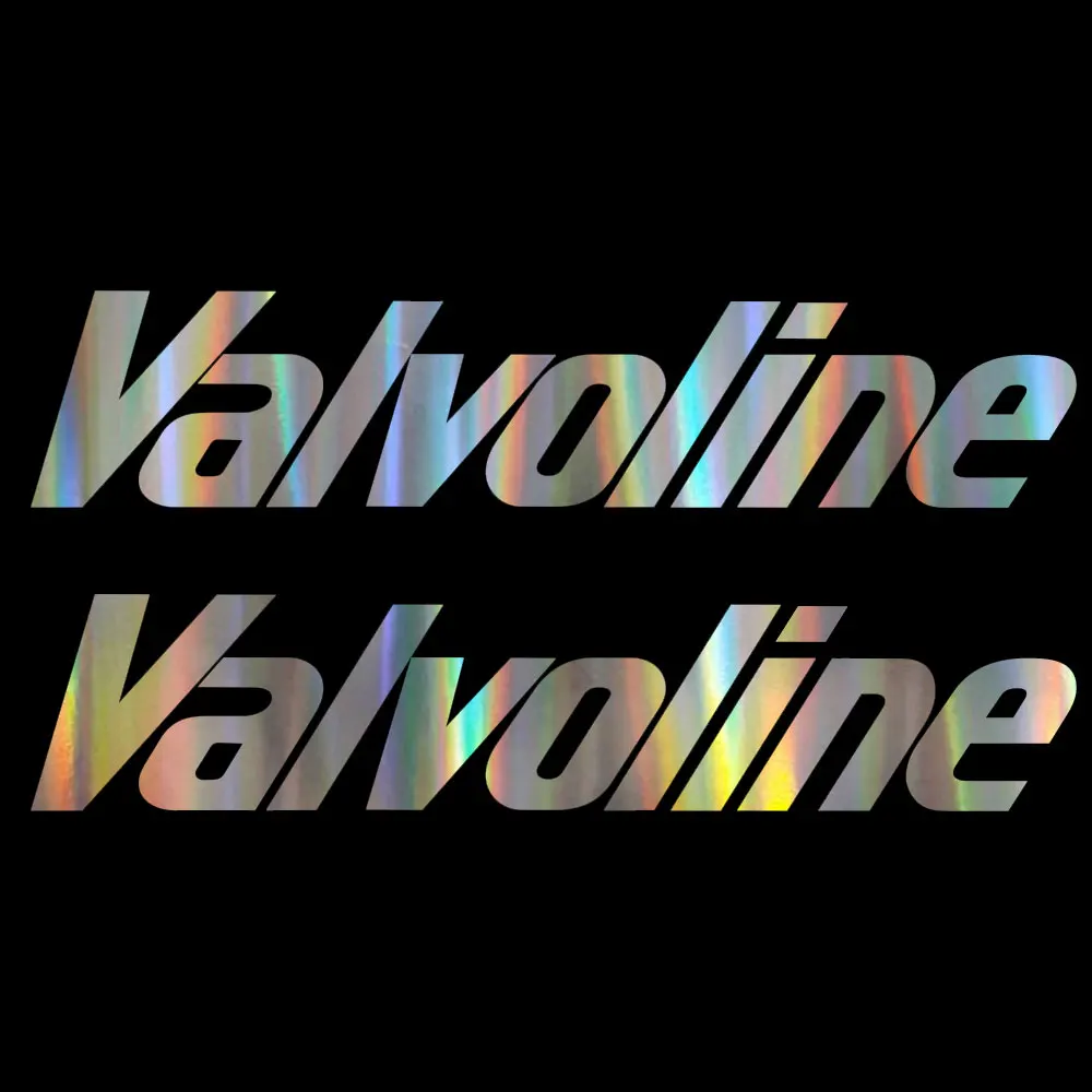 Premium Vinyl Sticker Set - Valvoline Design (2 Pack)