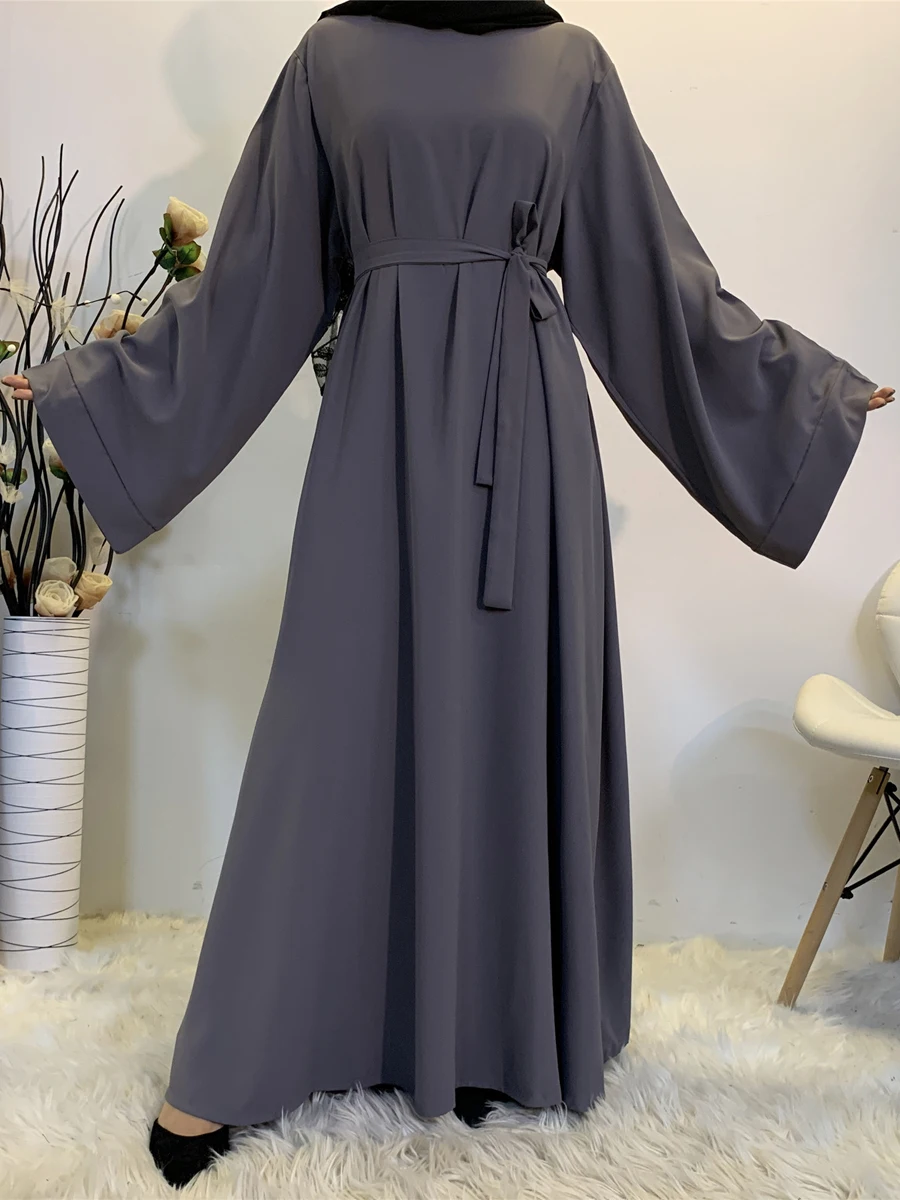 Belegering tekort Ontspannend Moslim Vrouwen Vlakte Abaya Losse Lange Jurk Dubai Saudi Gewaad Islam  Kleding Turkse Bescheiden Outfits Ramadan Eid Kaftan Elegant Gown _ -  AliExpress Mobile