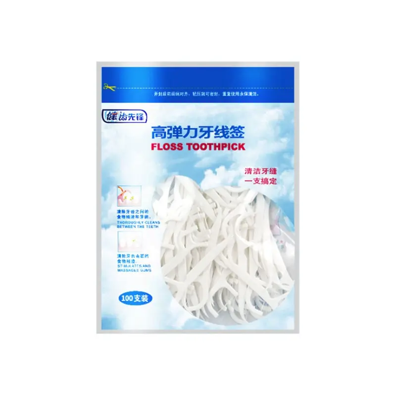 Dental Floss Stick 50/100pcs Tooth Cleaning Interdental Brush Dental Floss Pick Oral Hygiene Care 1 Bag Ultra-Fine dental floss stick dental floss sticks dental cleaning tools