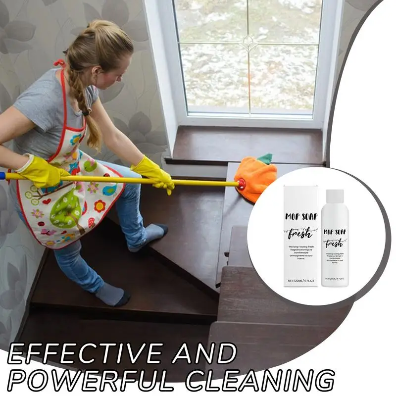 Mop Soap Scented Liquid Floor Cleaner Portable Effective Multipurpose Stains Remover For Sinks Countertops