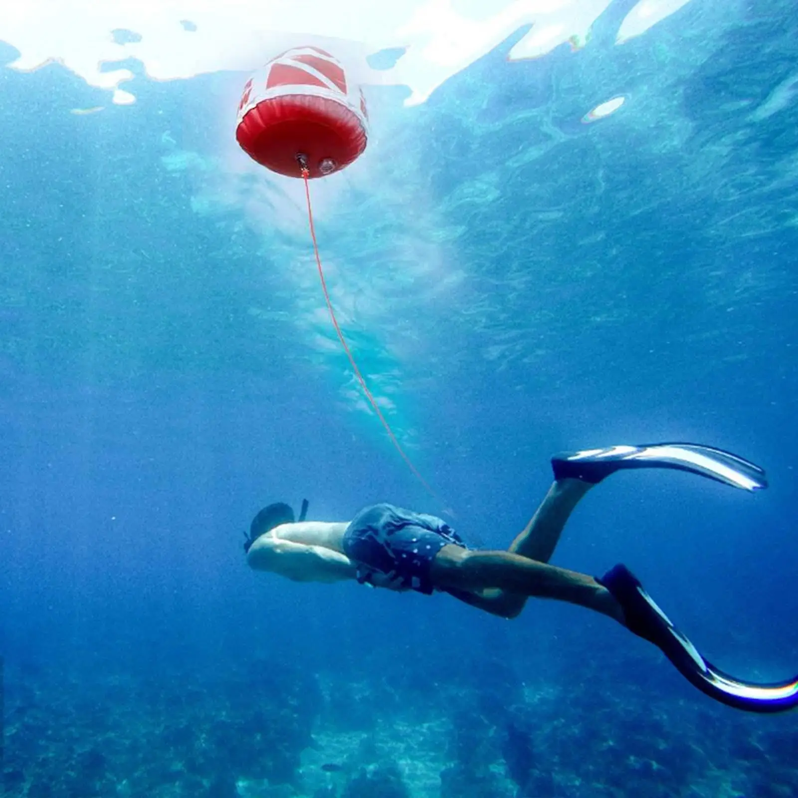 

Dive Flag Float High Visibility Inflatable Float Inflatable Signal Floater for
