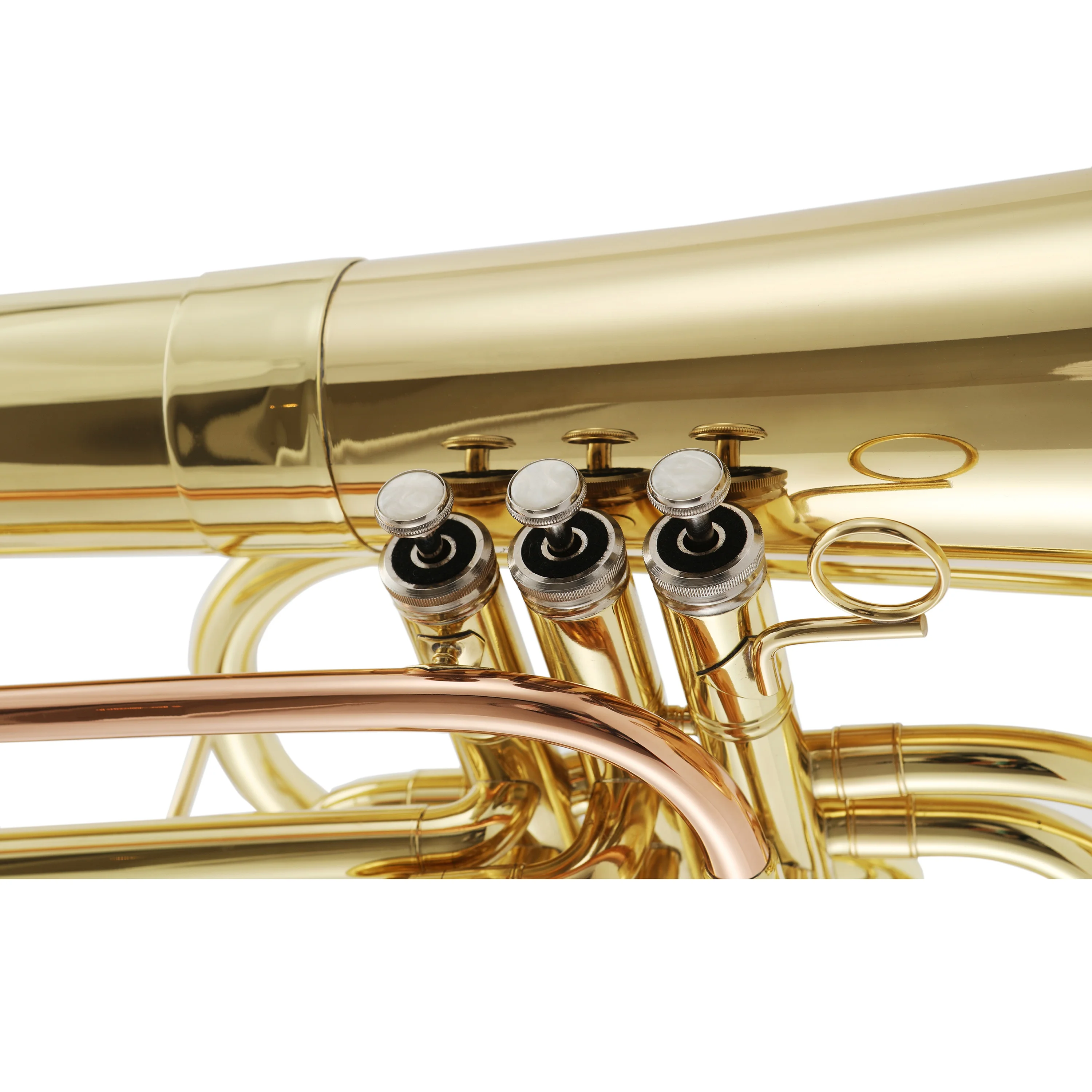 SEASOUND Cheap High Quality Gold Marching Instrument 3 Pistons Euphonium JYMEP7321