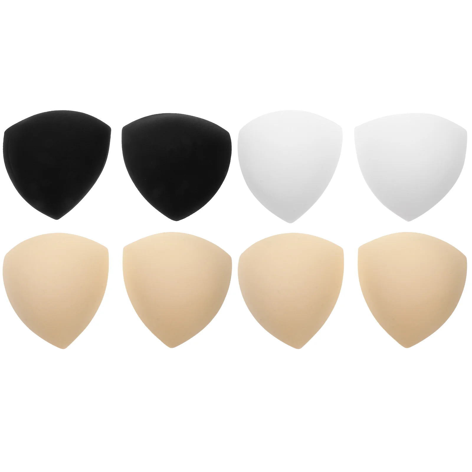 

Pad Inserts Triangle Push Cup Inserts Sports Sponge Pads Replacement 4Pairs
