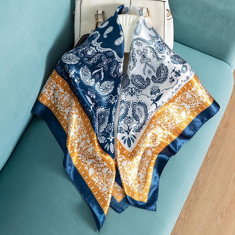 

Женский Регулируемый шарф, бандана, хиджаб, шарфы, свадебный подарок, 90*90 см