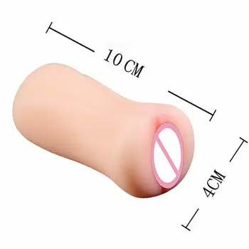 Male Masturbaters Soft Realistic Vagina Pussy Silicone Artificial Vagina Masturbation Cup For Men Pocket Adult Sex 4D Toys 6