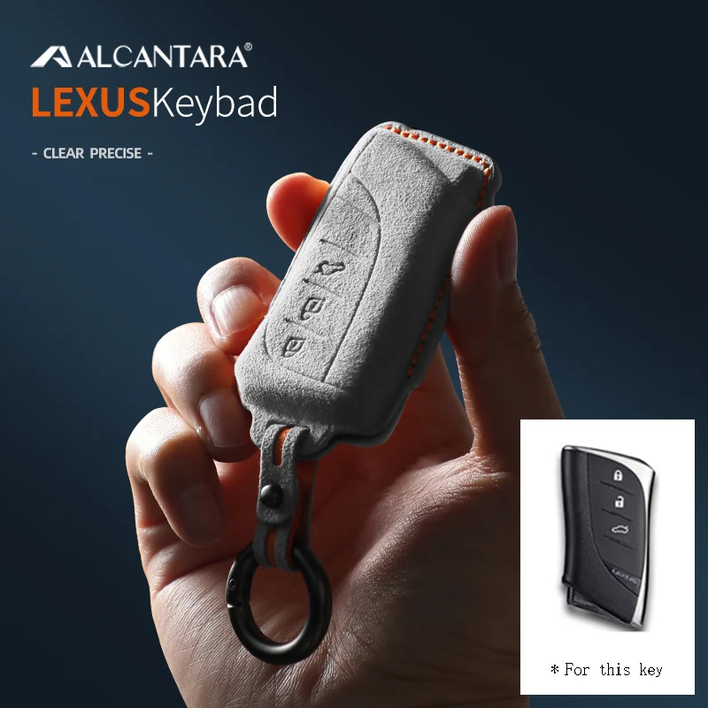 

Alcantara Leather Car Key Case Cover Bag For Lexus NX ES UX US RC LX GX IS RX 200 250h 350h LS 450h 260h 300h UX200 Accessories