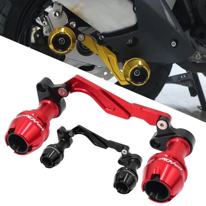 

Аксессуары для мотоциклов Honda ADV160 VARIO160 VARIO 160 ADV 160, переднее колесо, защита от падения, выхлопной слайдер, Противоударная накладка, слайдер