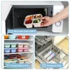 4 Grid Snack Containers Reusable Meal Prep Lunch Containers Portable for Kids and Adults Home Snack Storage Bottles Kitchen Tool 4