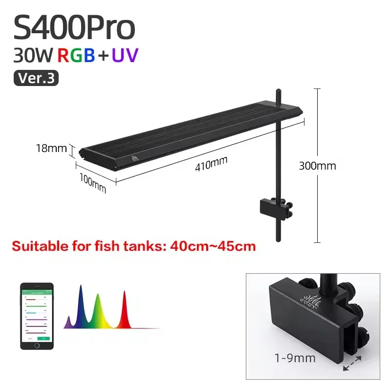 【美品】WEEK AQUA S300pro LEDライト RGBライト 30cm 美品】WEEK AQUA S300pro LEDライト RGBライト 30cm WEEK AQUA S