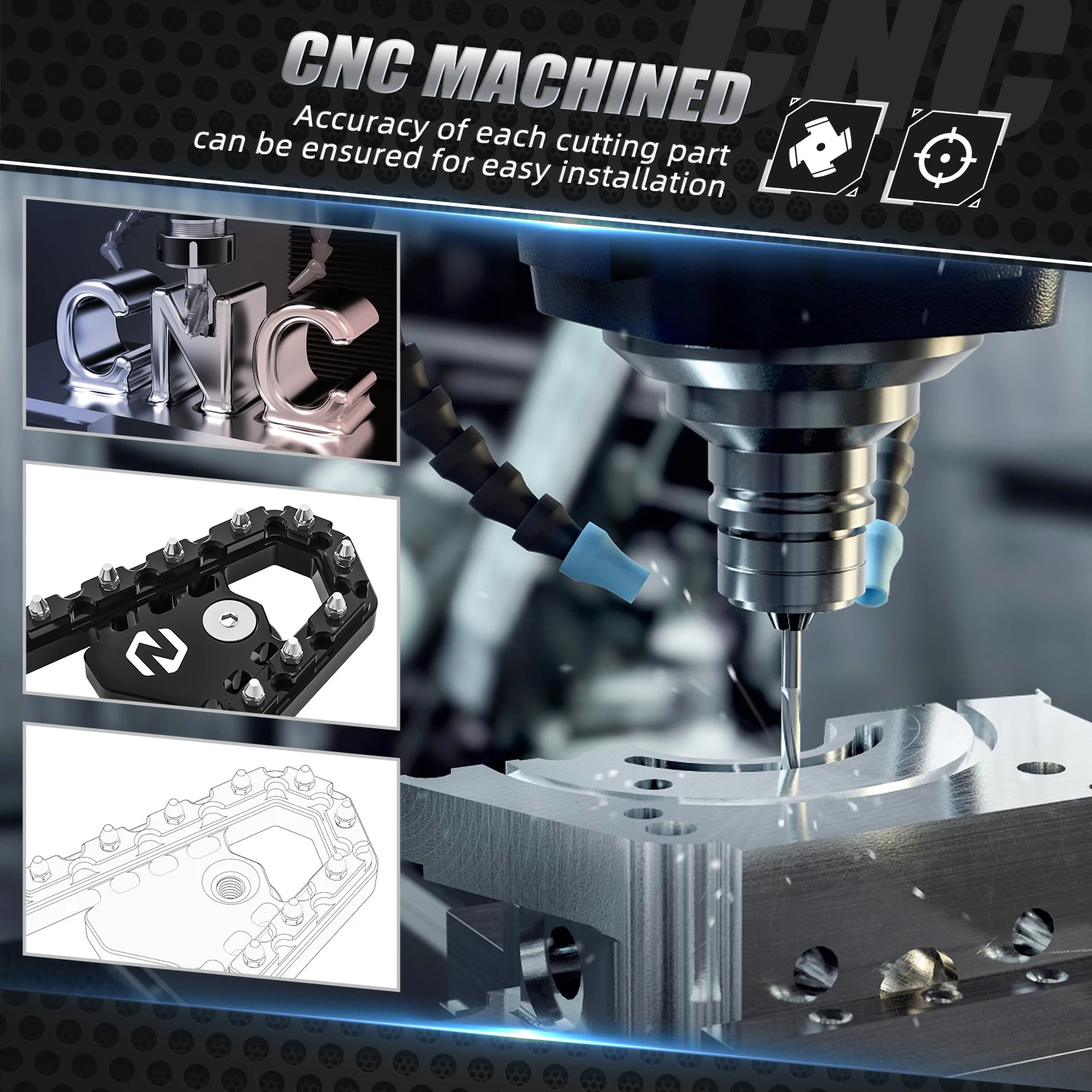 Bremspedalverlängerung für BMW R1250GS 2019-2023, R1200GS 2013-2018 – Detail 5