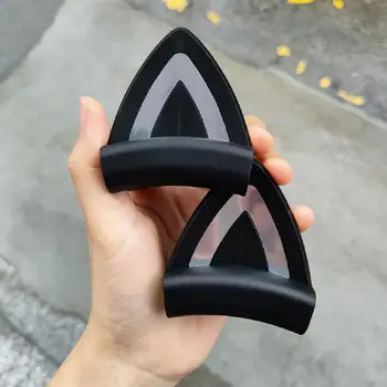 Accessori per cuffie Orecchio di gatto per auricolari Cuffie da gioco Attacco Decorazione per cuffie stereo Ciondolo in silicone leggero