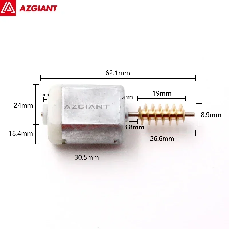 Azgiant high quality replacement motor for 0390/12V Tailgate Trunk Lock Motor