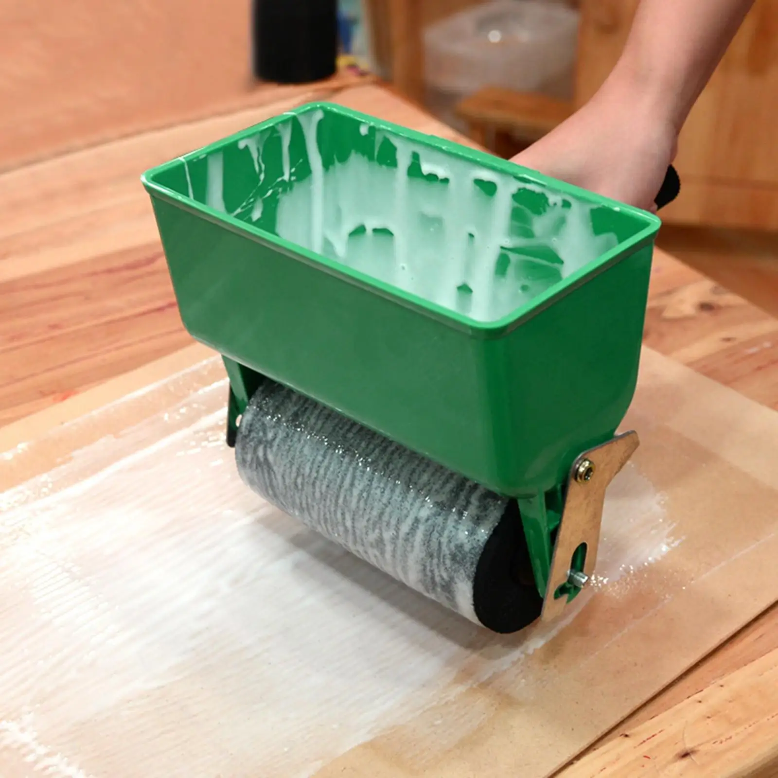 9 inch Glue Applicate Roller Portable 400ml Wear Resistant, Convenient ,Efficient Glue Spreader for Woodworkings Work