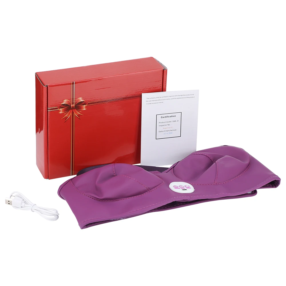 Electric Breast Massager And 40g Breasts Enlargement Cream For Woman Chest Vibrator Enlarger Anti Sagging Heating Massage Bra