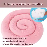  ﻿   Coussin d'oreiller de lit pare-chocs pour bébé de 2M de Long, pour protection de berceau de bébé, hauteur de 8cm, décor de chambre de lit, ensemble de literie 2