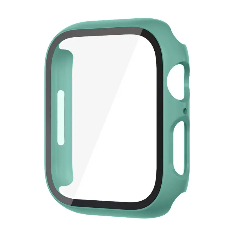 Durable Glass Case for Apple Watch - PC Screen Protector Cover and Accessories