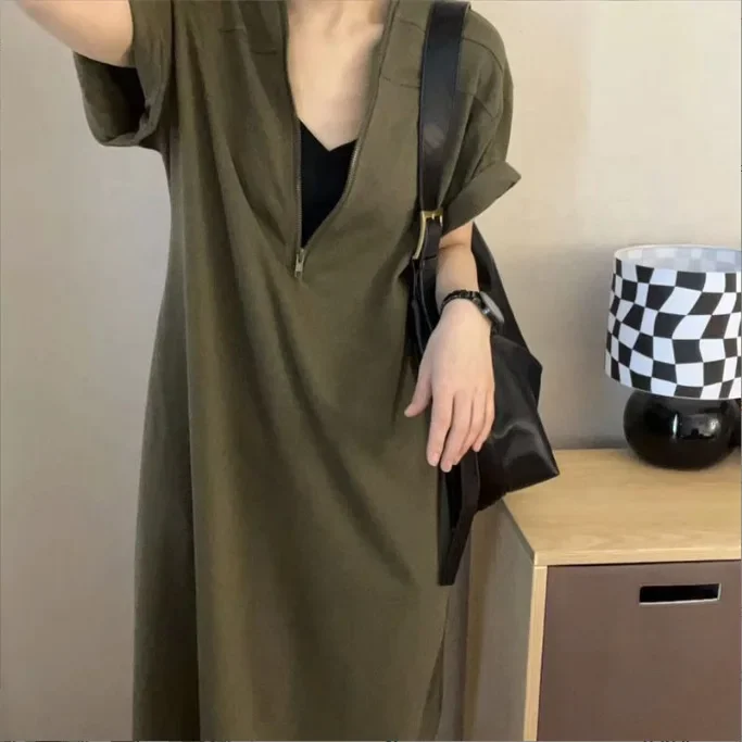 하와이 빈티지 비치웨어 걸스 슬링 나이트 원피스 패션 그래픽 미키 마우스 섹시한 비치 원피스, 3D 프린트 여성 민소매 드레스 
